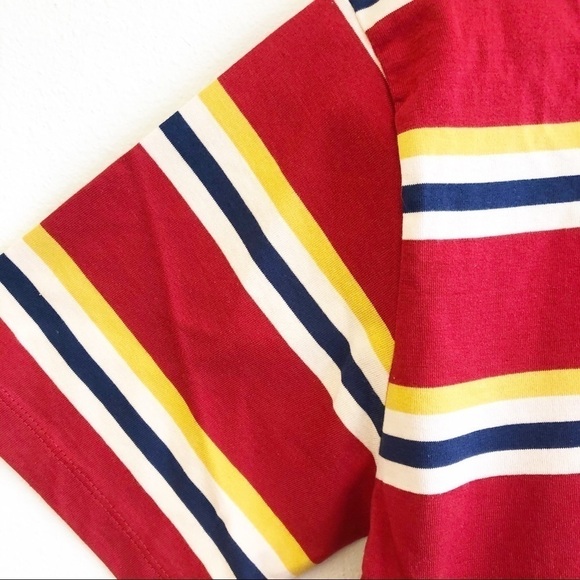 URBAN OUTFITTERS NWT Oversized Striped Graphic Text Top Size Large / XL - Picture 14 of 16